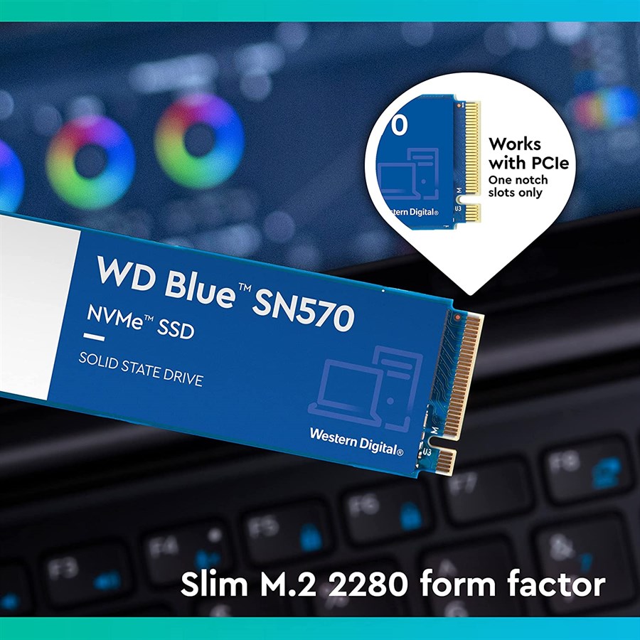 WD M.2 NVME SSD Blue SN570 500GB WD M.2 NVME SSD Blue SN570 500GB